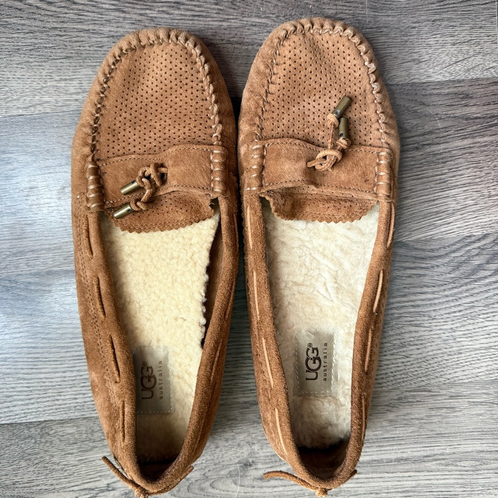 UGG Australia Roni Perf Moccasins in Chestnut